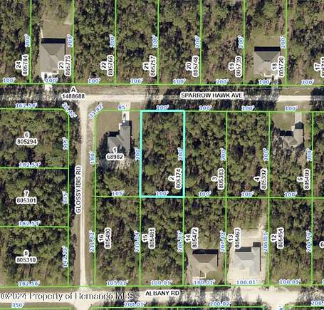 0.46 Acres of Residential Land for Sale in Weeki Wachee, Florida