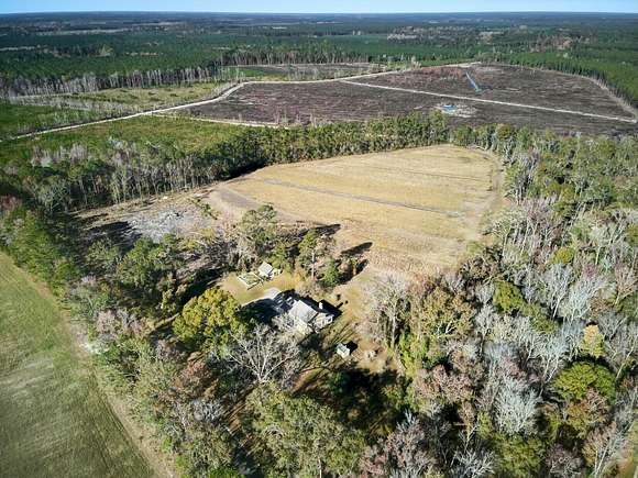 25.3 Acres of Land with Home for Sale in Walterboro, South Carolina