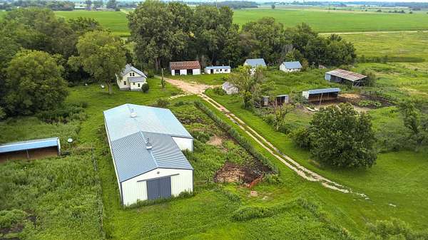 10 Acres of Land with Home for Sale in Columbus, Nebraska