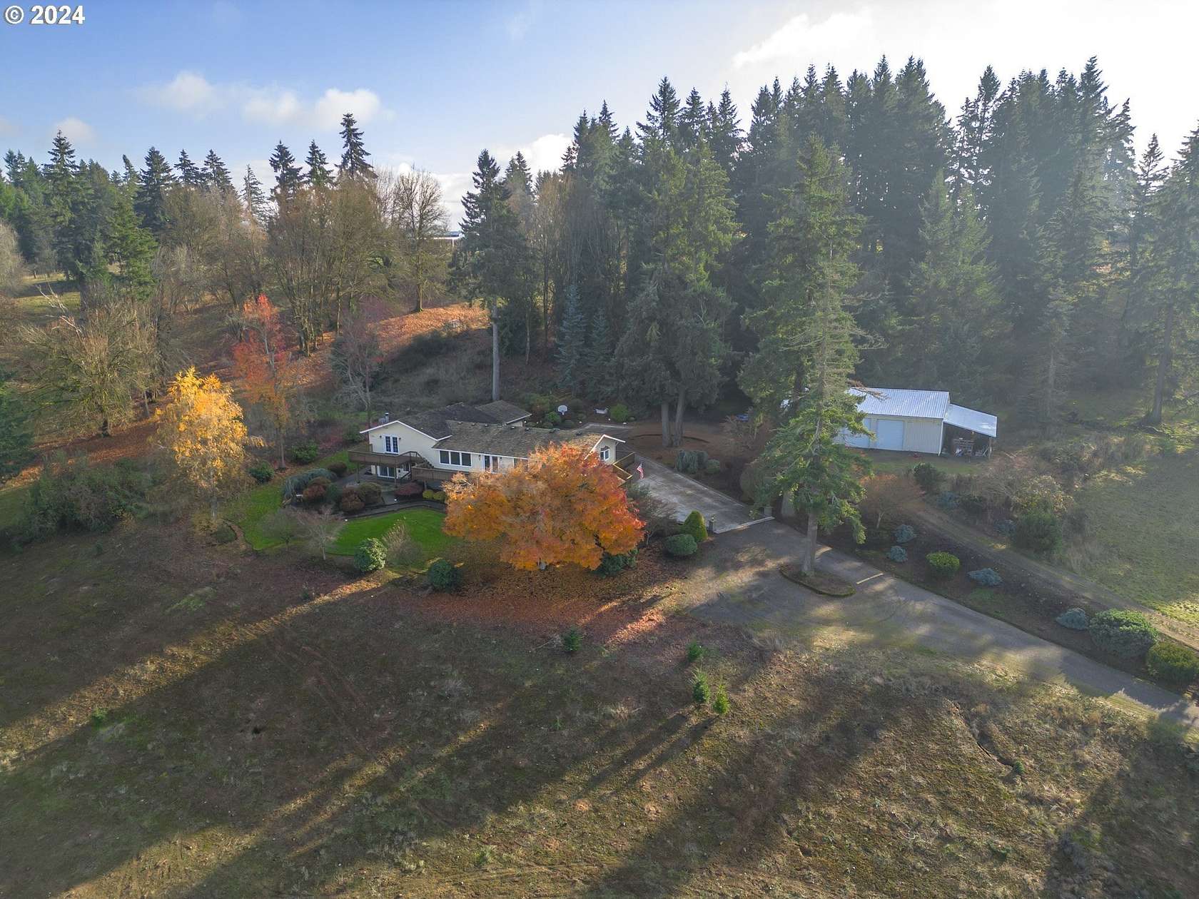 32.3 Acres of Agricultural Land with Home for Sale in Oregon City, Oregon