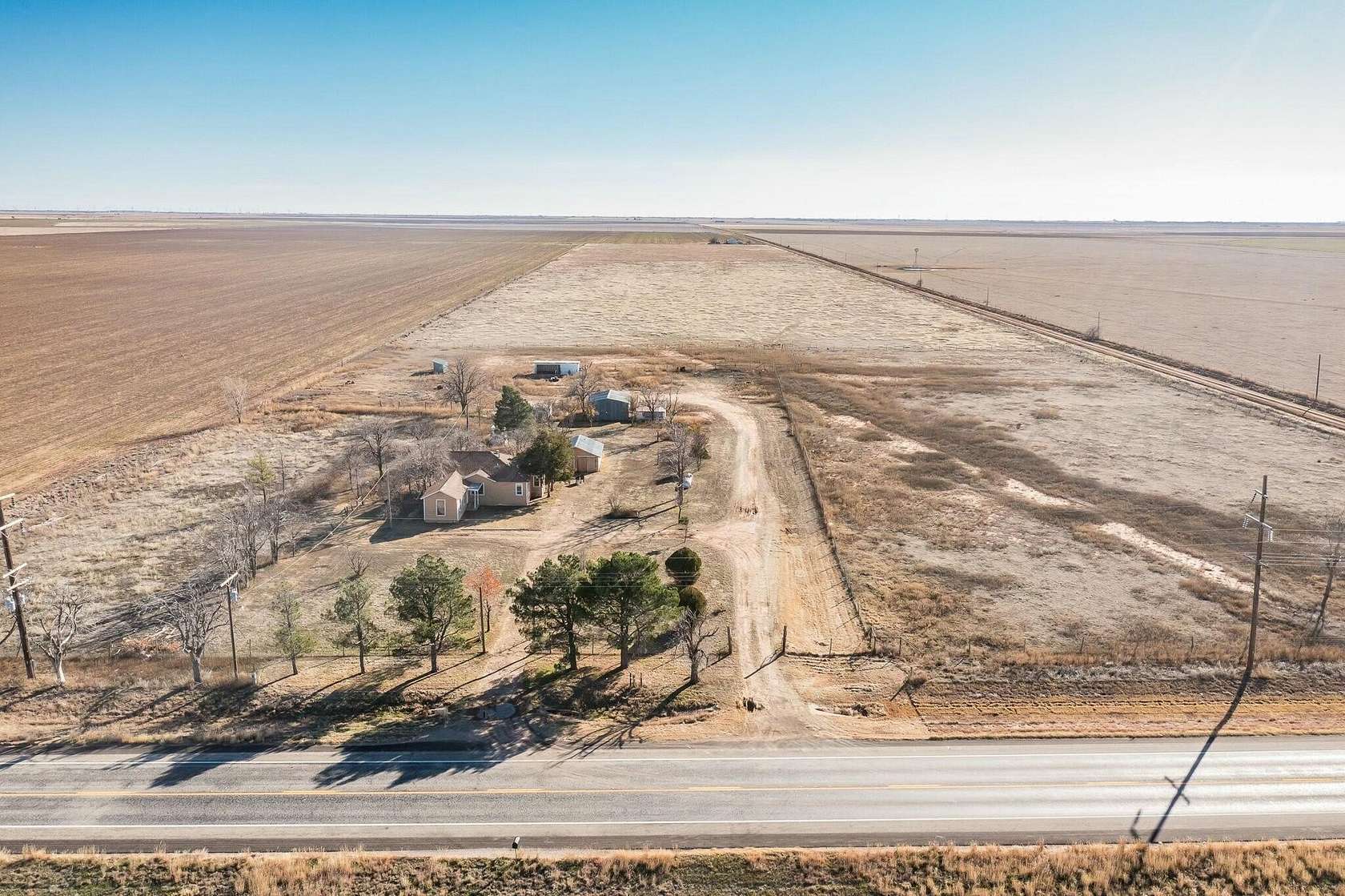 46 Acres of Land with Home for Sale in Tulia, Texas