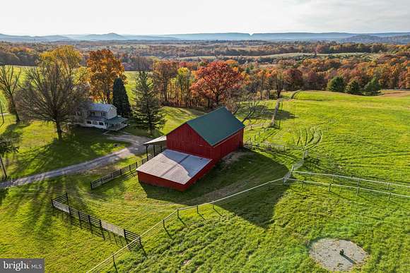 63.9 Acres of Agricultural Land with Home for Sale in Hancock, Maryland