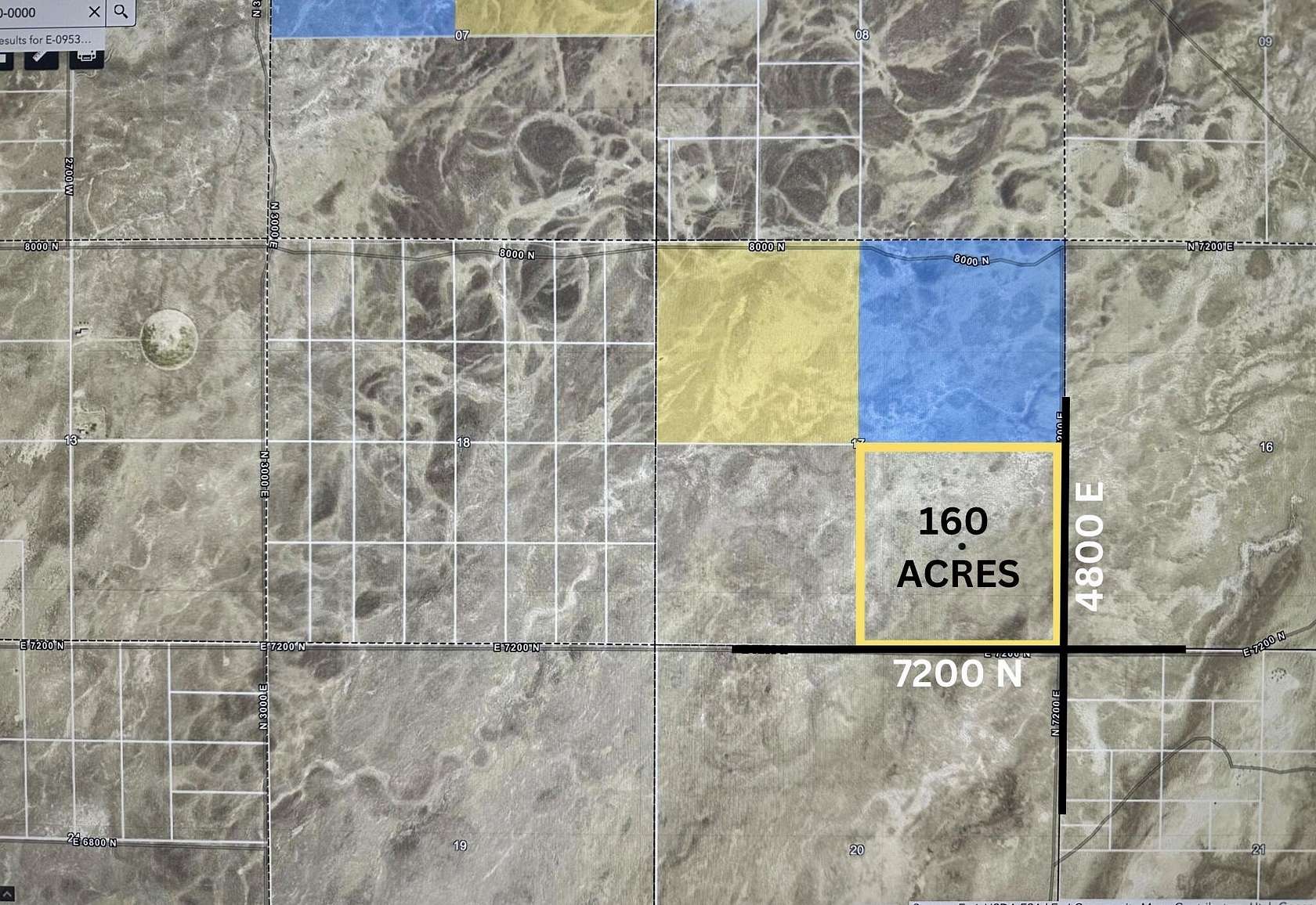 160 Acres of Recreational Land & Farm for Sale in Beryl, Utah