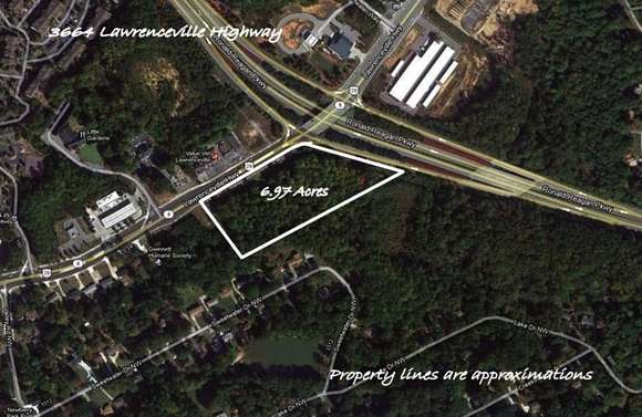 6.97 Acres of Commercial Land for Sale in Lawrenceville, Georgia