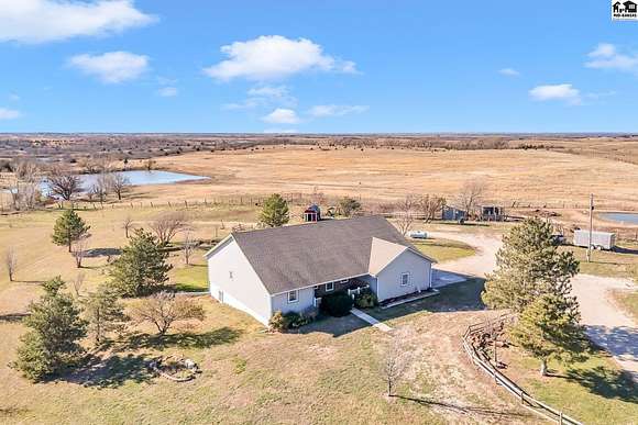 39.59 Acres of Agricultural Land with Home for Sale in McPherson, Kansas