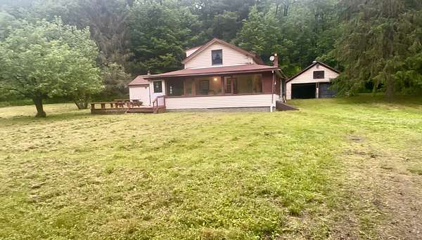 8.23 Acres of Land with Home for Sale in Downsville, New York