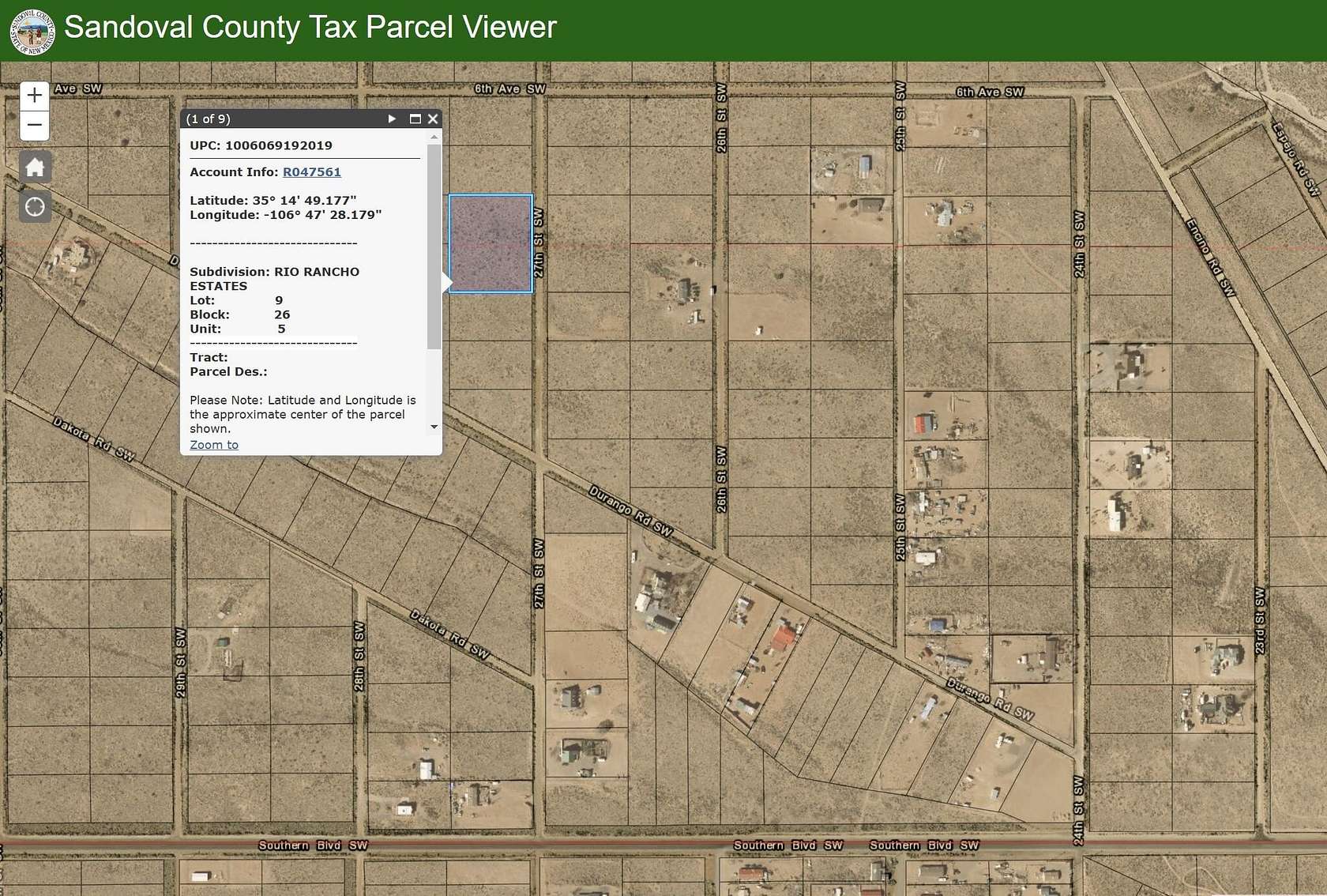 2 Acres of Land for Sale in Rio Rancho, New Mexico