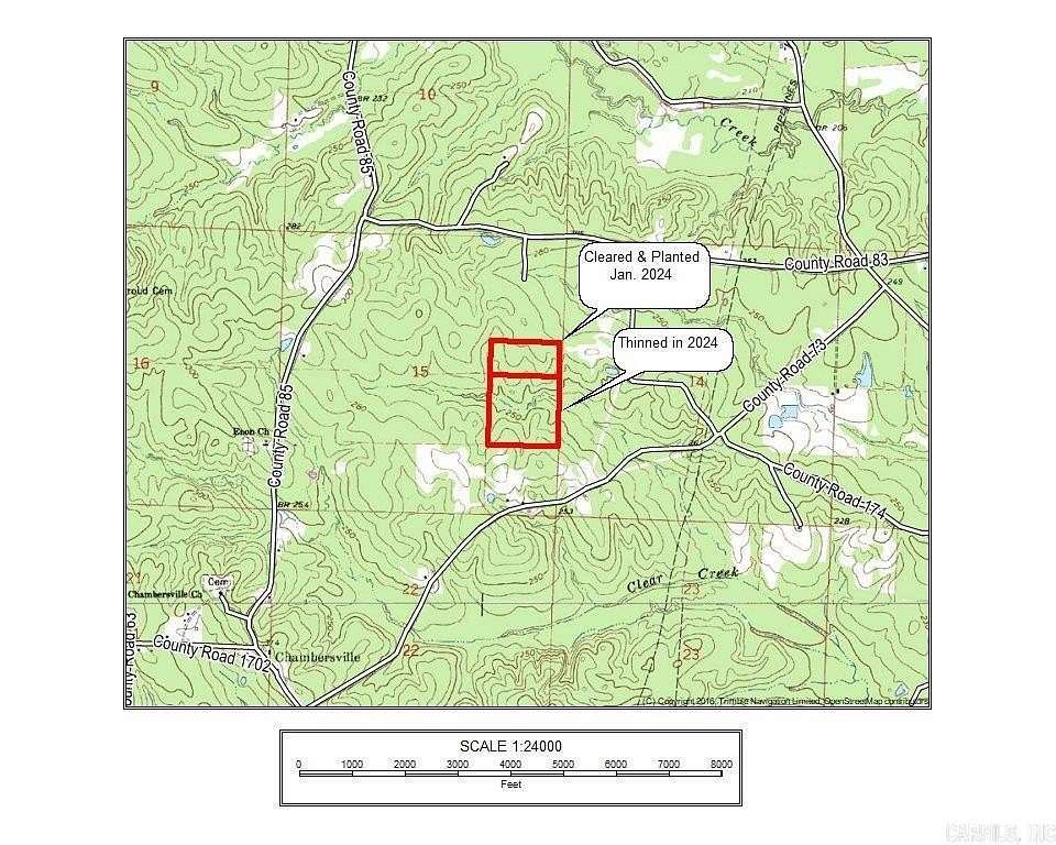 60 Acres of Recreational Land for Sale in Fordyce, Arkansas