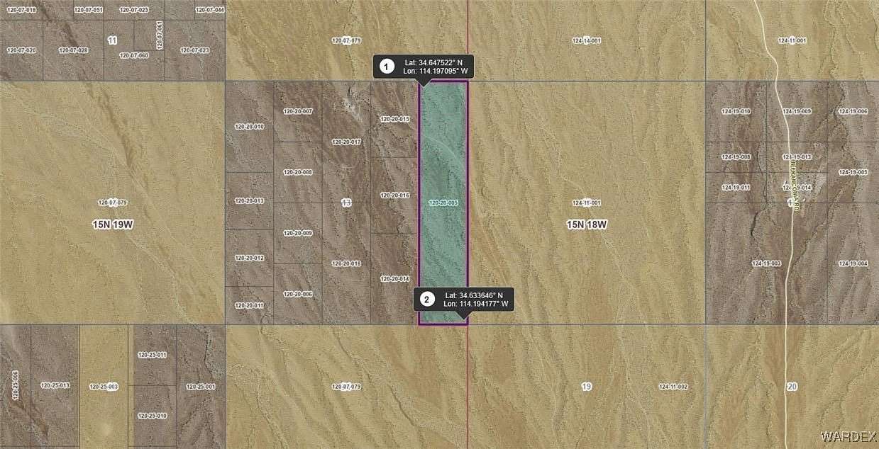 128 Acres of Land for Sale in Yucca, Arizona