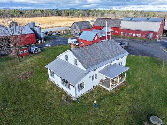 240 Acres of Agricultural Land with Home for Sale in Bridport, Vermont