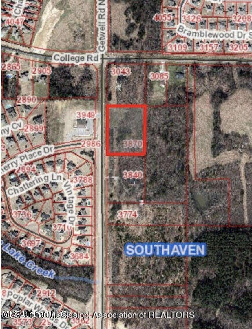 2.9 Acres of Residential Land for Sale in Southaven, Mississippi