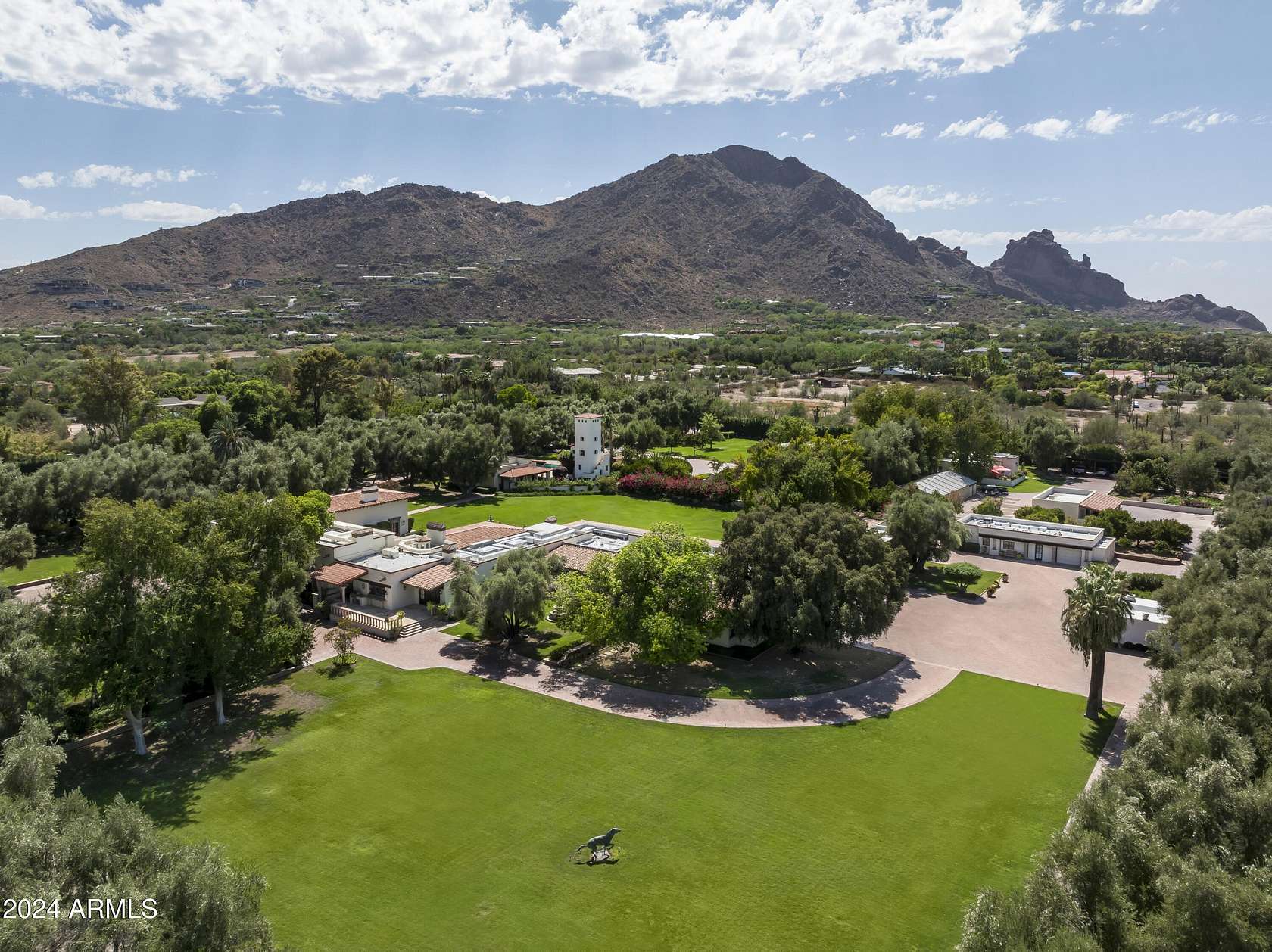 9.14 Acres of Residential Land with Home for Sale in Paradise Valley, Arizona