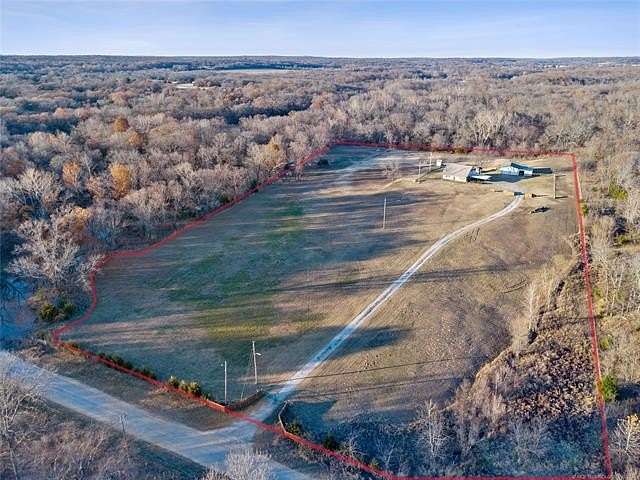 10 Acres of Land with Home for Sale in Bristow, Oklahoma