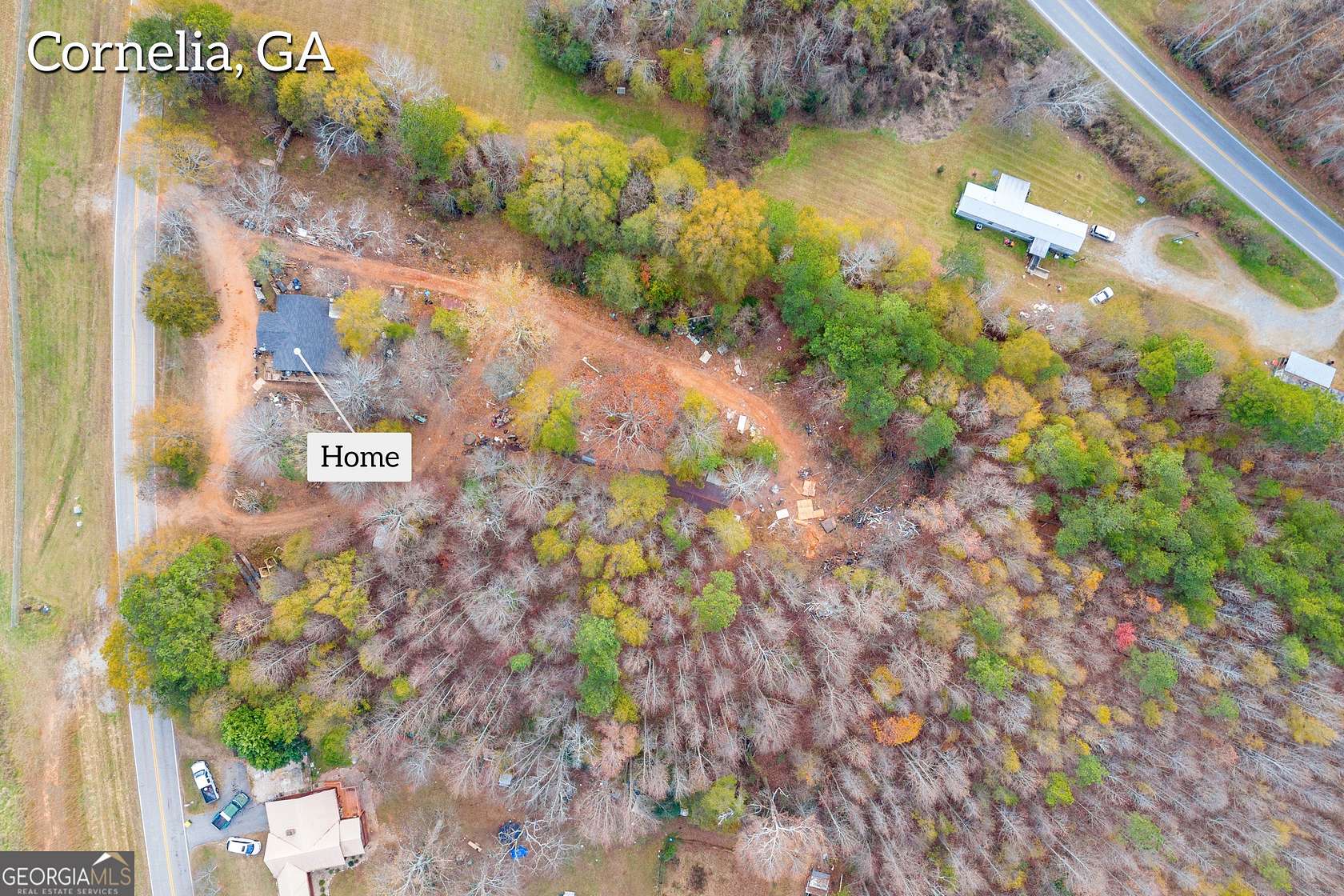 6.26 Acres of Residential Land with Home for Sale in Cornelia, Georgia