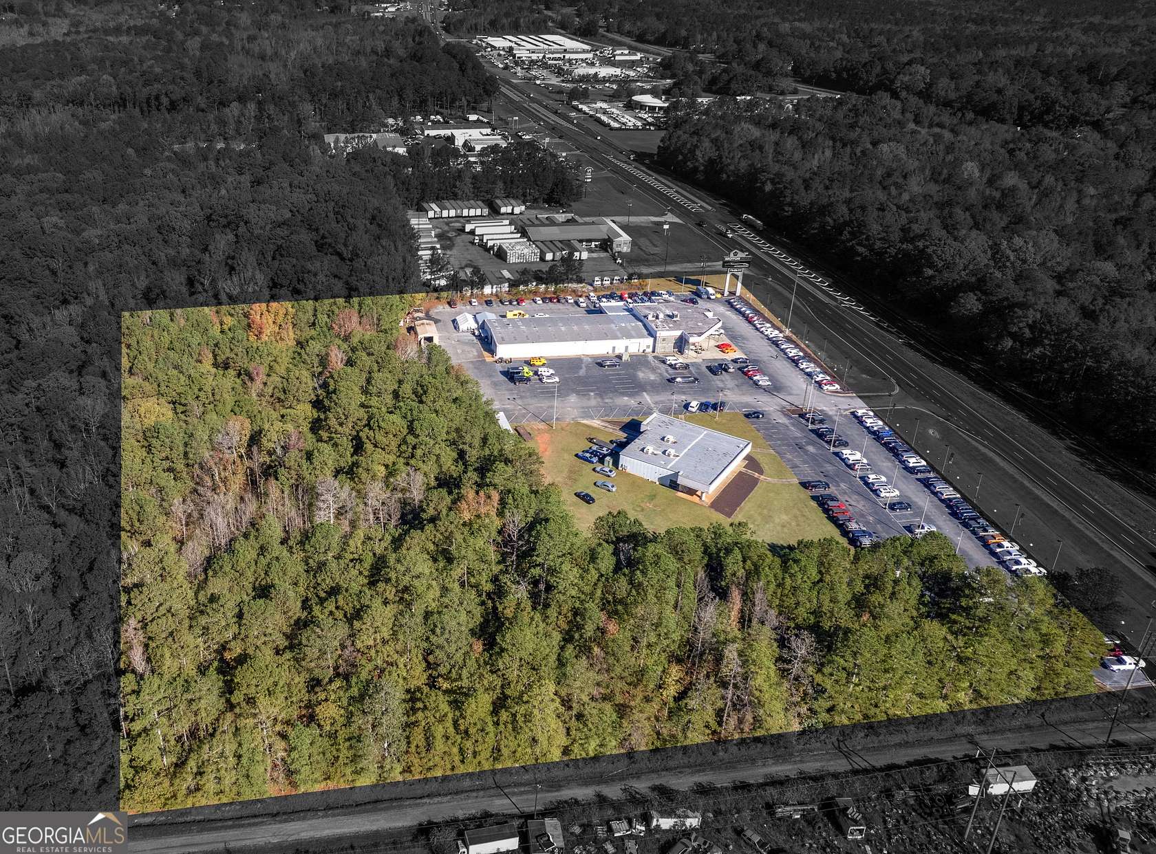 8.43 Acres of Improved Commercial Land for Sale in Griffin, Georgia