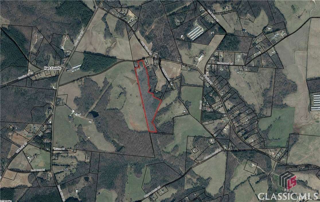 24.3 Acres of Land for Sale in Hartwell, Georgia