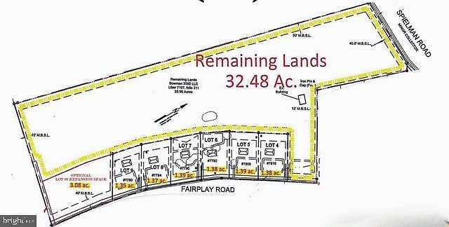 8.26 Acres of Residential Land for Sale in Fairplay, Maryland