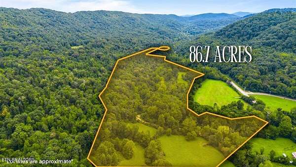 86.7 Acres of Recreational Land for Sale in Oliver Springs, Tennessee