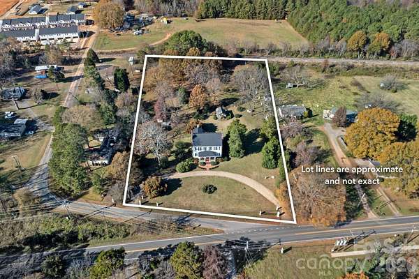 3.45 Acres of Land with Home for Sale in Mooresville, North Carolina