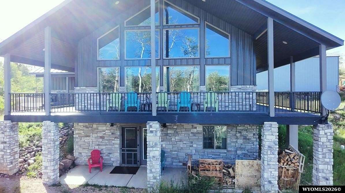 5.39 Acres of Land with Home for Sale in Robertson, Wyoming