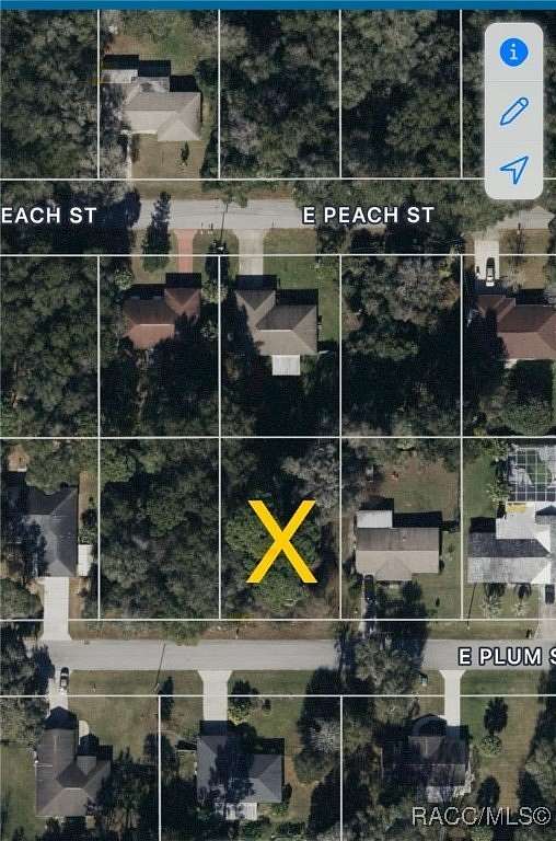 0.22 Acres of Residential Land for Sale in Inverness, Florida