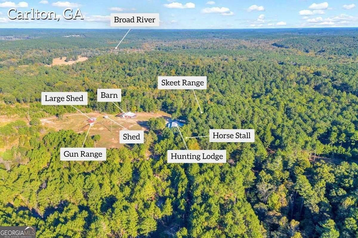 217.25 Acres of Recreational Land & Farm for Sale in Carlton, Georgia