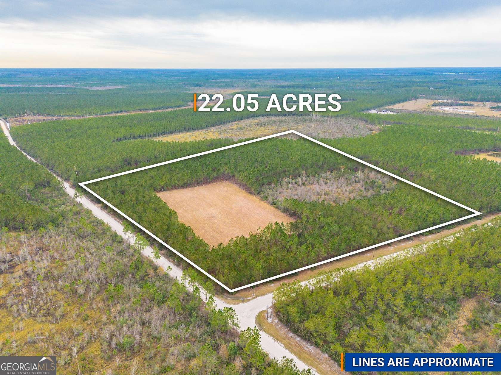 22.05 Acres of Land for Sale in Millwood, Georgia