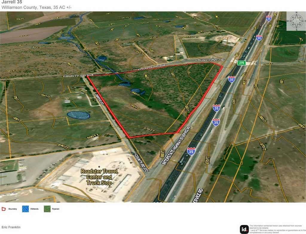 35 Acres of Commercial Land for Sale in Jarrell, Texas