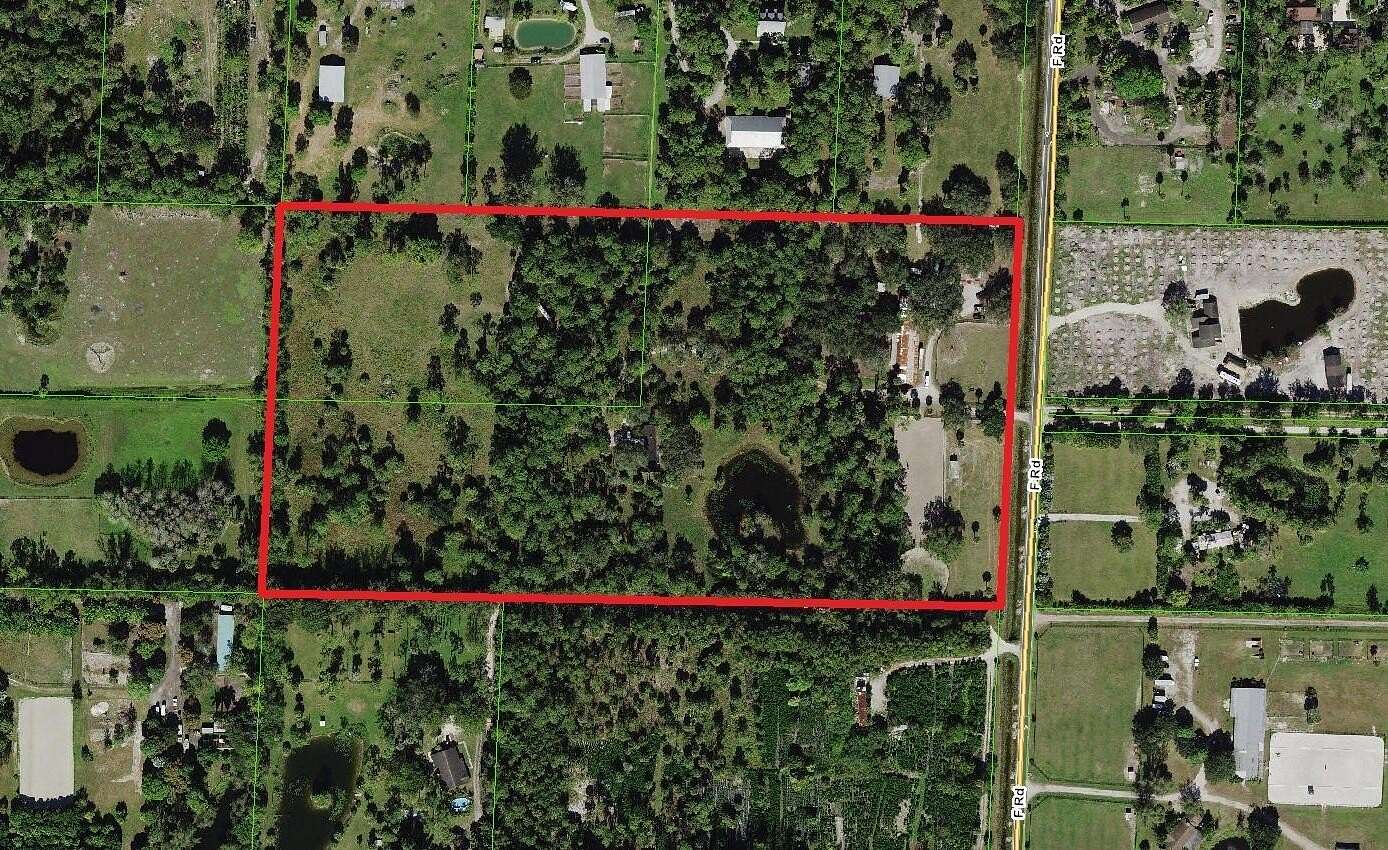 20 Acres of Agricultural Land with Home for Sale in Loxahatchee Groves, Florida