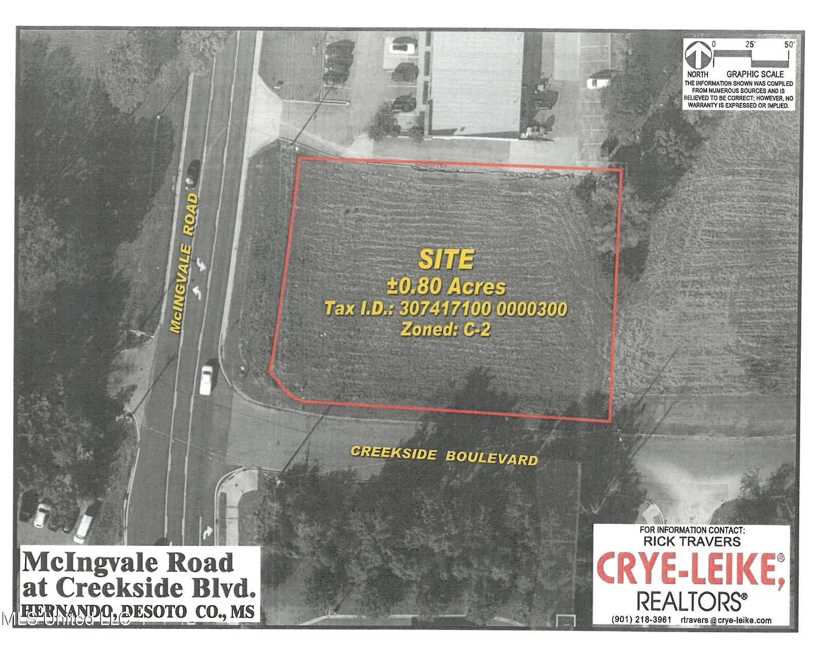 0.79 Acres of Commercial Land for Sale in Hernando, Mississippi