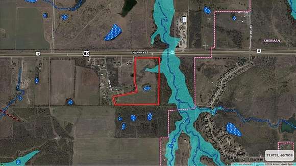 25.374 Acres of Land for Sale in Sherman, Texas