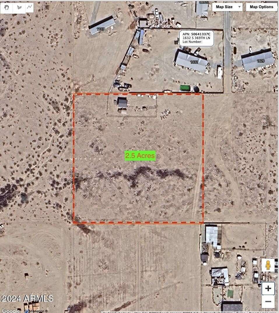 2.5 Acres of Residential Land for Sale in Tonopah, Arizona