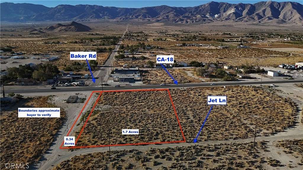 2.04 Acres of Commercial Land for Sale in Lucerne Valley, California