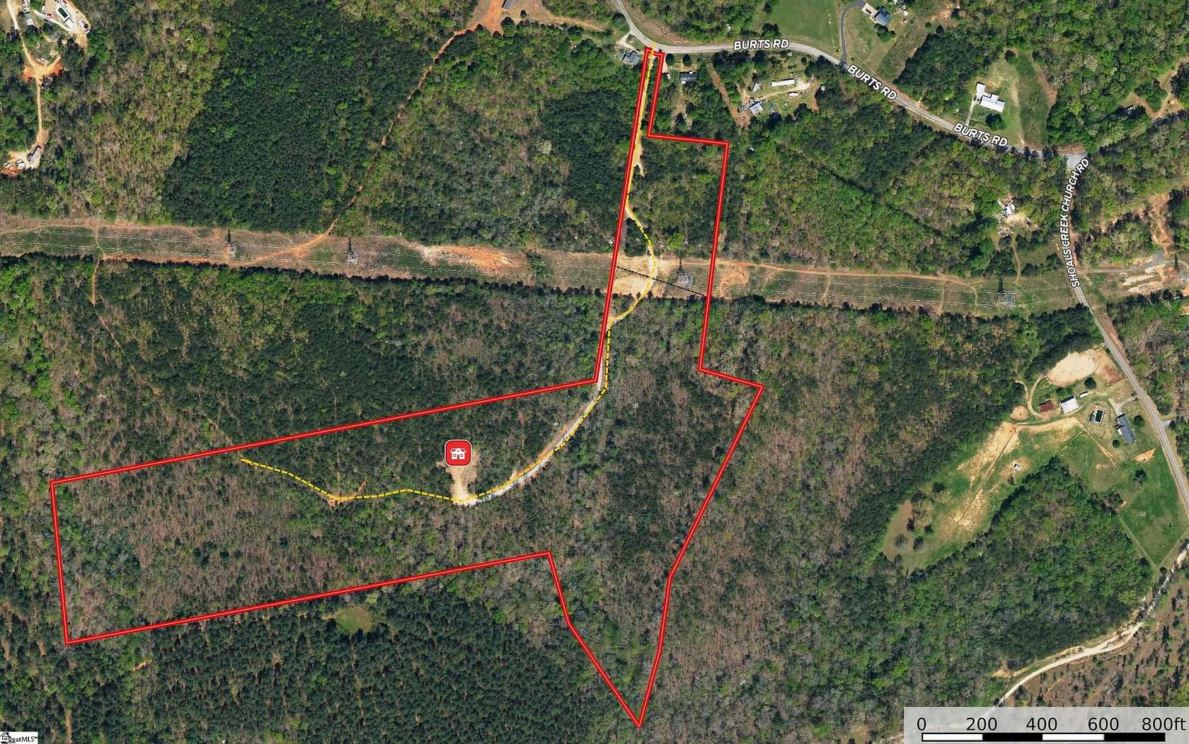 36.9 Acres of Land for Sale in Easley, South Carolina