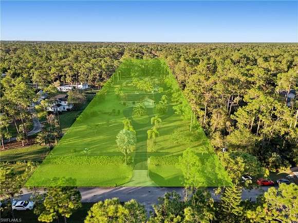 2.73 Acres of Residential Land with Home for Sale in Naples, Florida