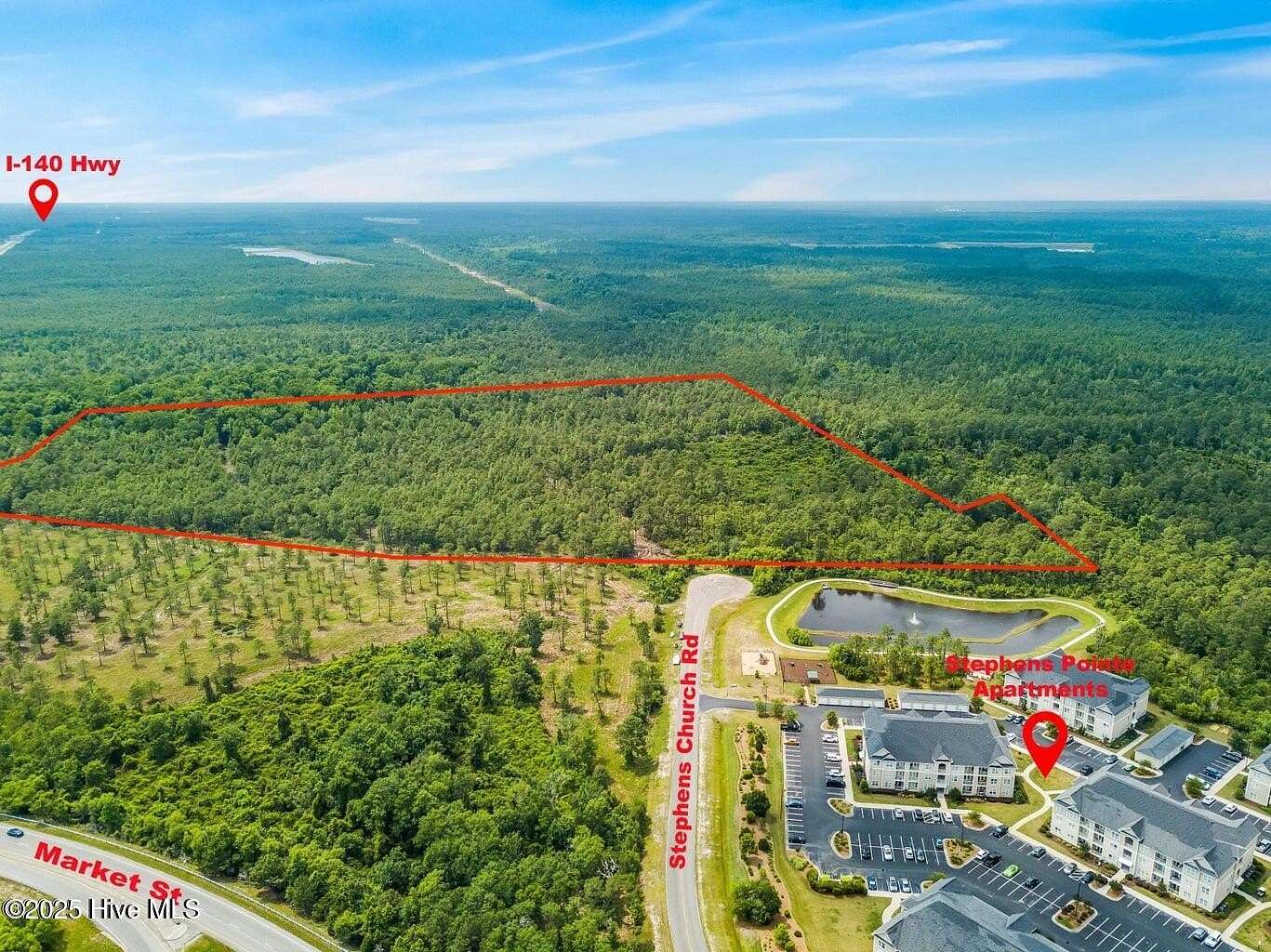 37.8 Acres of Recreational Land for Sale in Wilmington, North Carolina