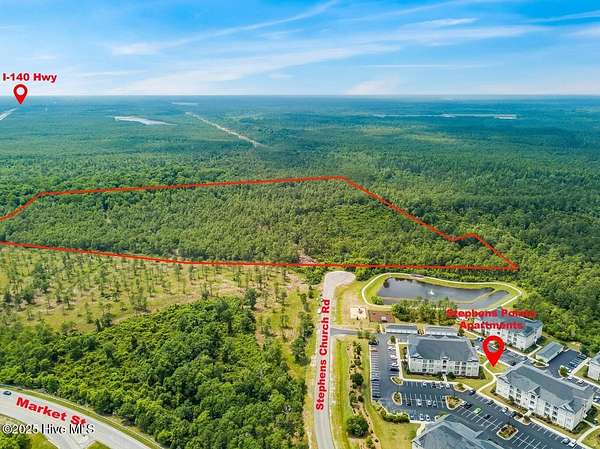 37.8 Acres of Recreational Land for Sale in Wilmington, North Carolina