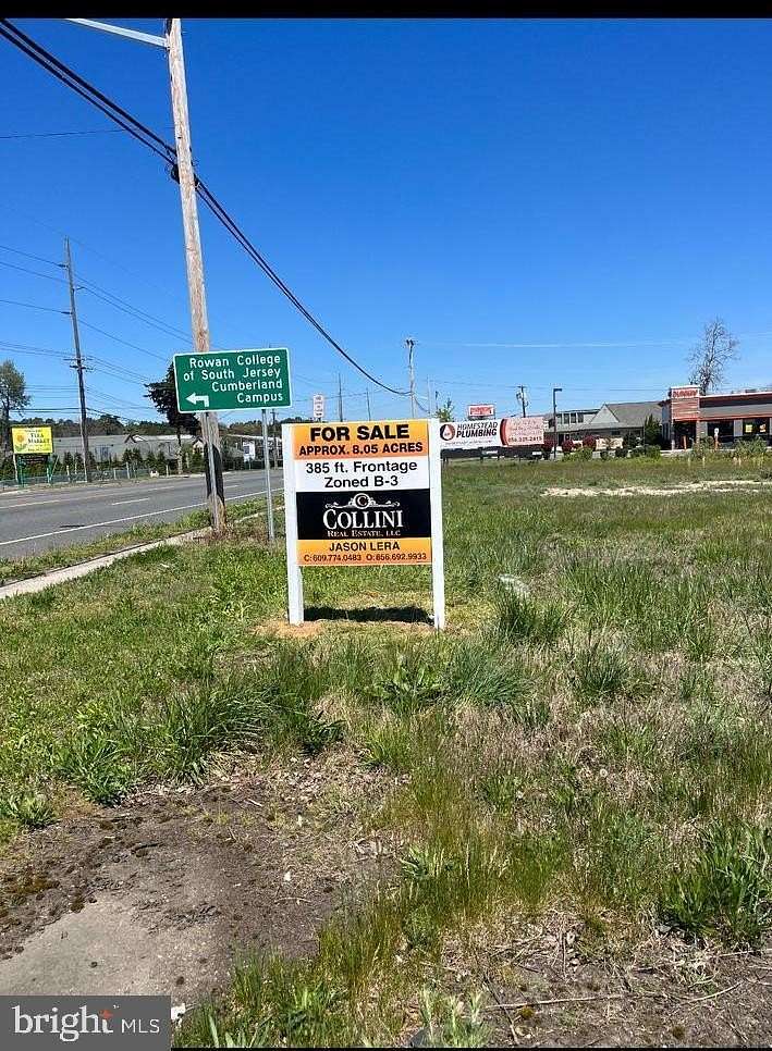 8.05 Acres of Commercial Land for Sale in Vineland, New Jersey