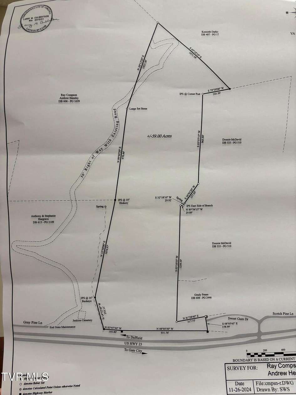 59 Acres of Land for Sale in Gate City, Virginia