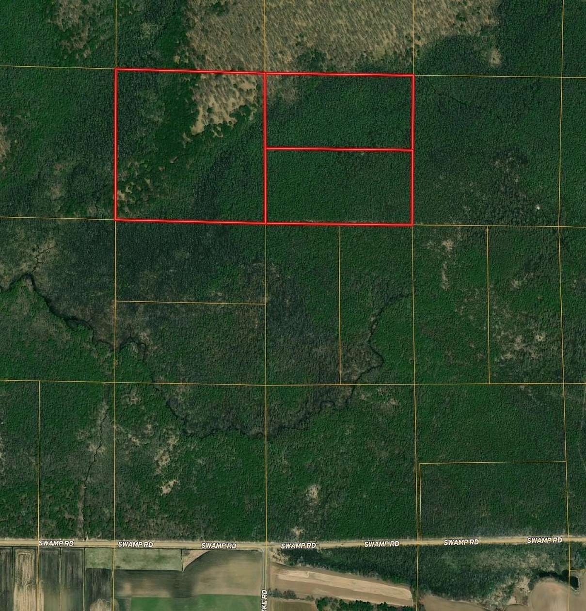 80 Acres of Recreational Land for Sale in Clintonville, Wisconsin