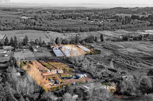 10.47 Acres of Land with Home for Sale in Hillsboro, Oregon