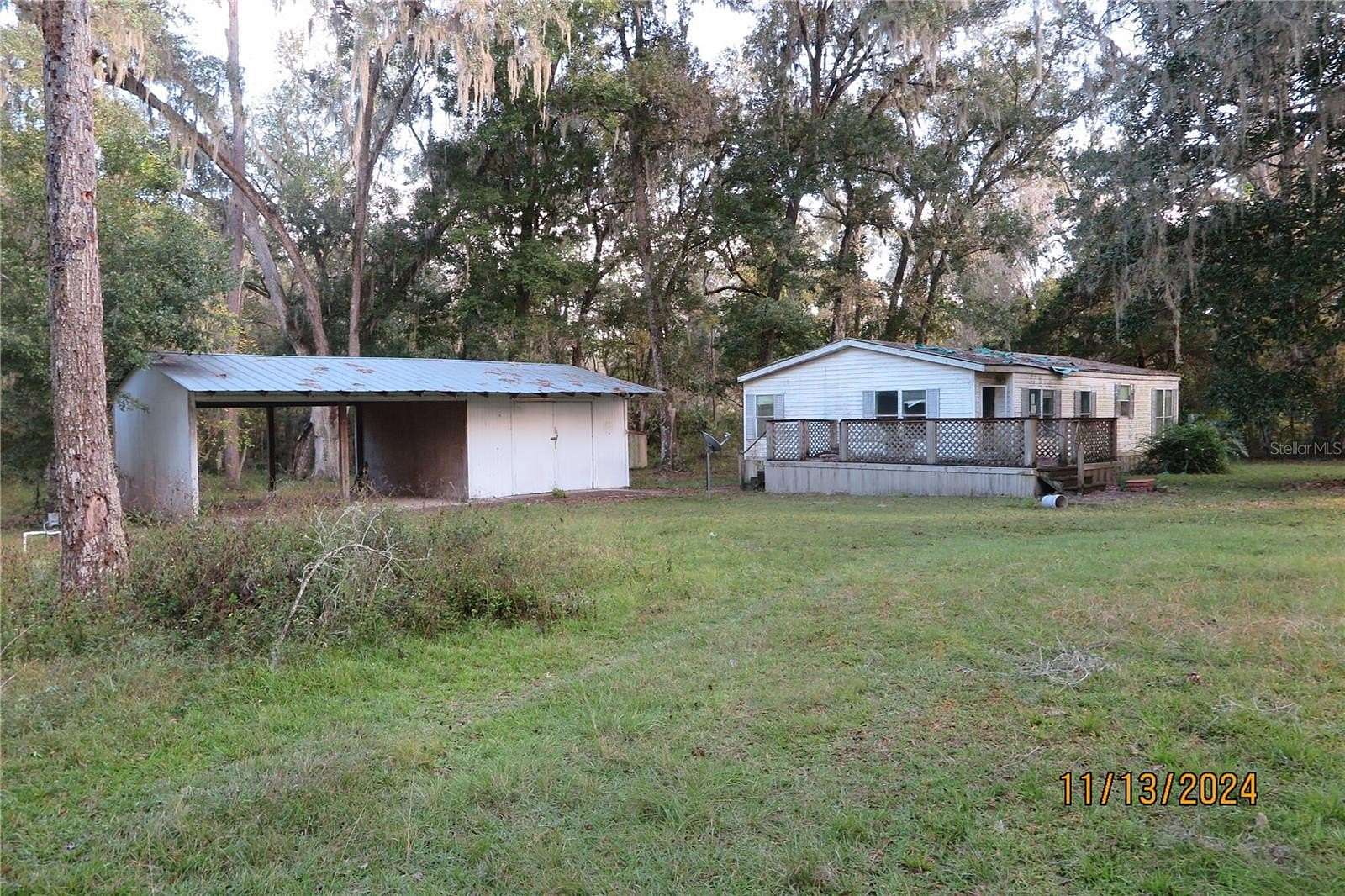 3.32 Acres of Residential Land with Home for Sale in Reddick, Florida