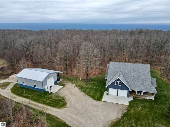 12 Acres of Recreational Land with Home for Sale in Charlevoix, Michigan