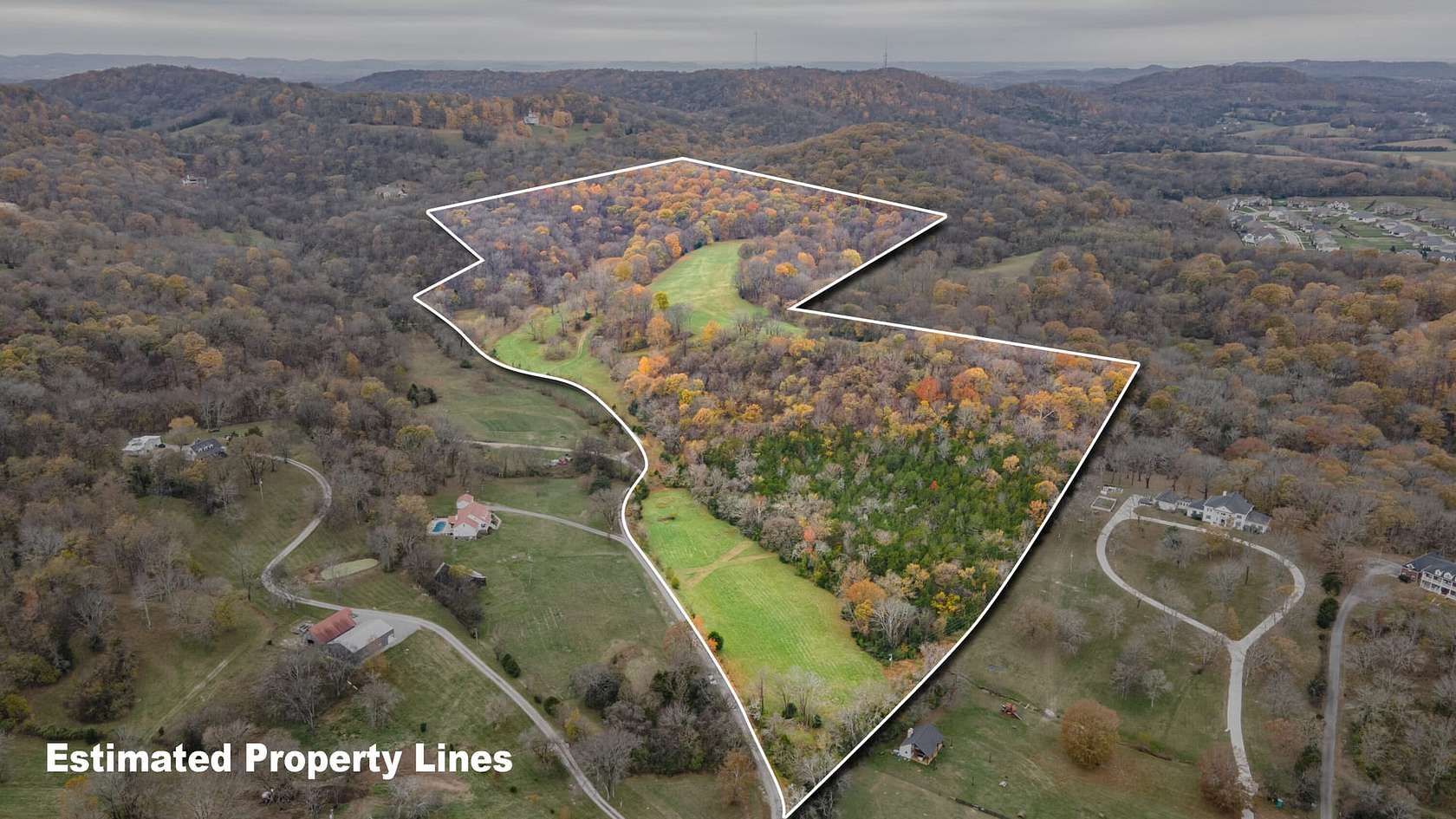 71 Acres of Recreational Land for Sale in Nolensville, Tennessee