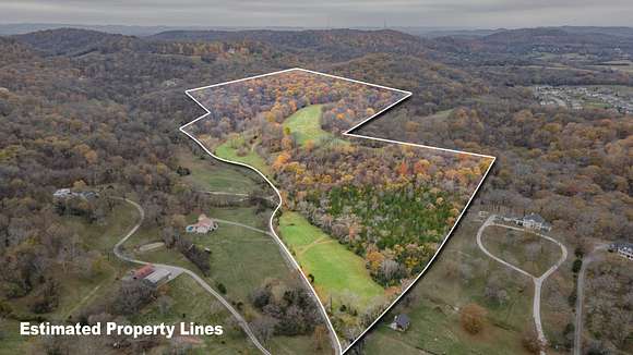 71 Acres of Recreational Land for Sale in Nolensville, Tennessee