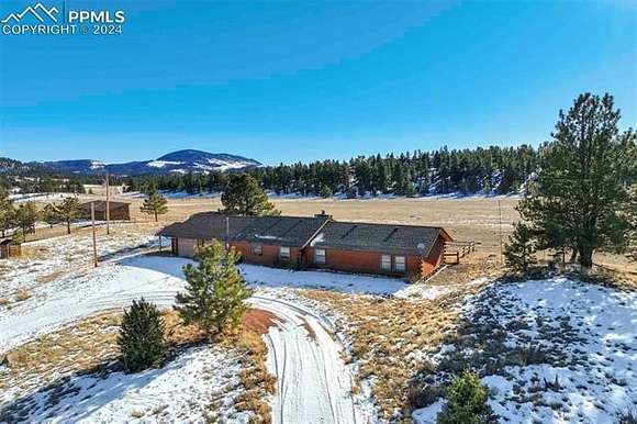 40 Acres of Land with Home for Sale in Guffey, Colorado