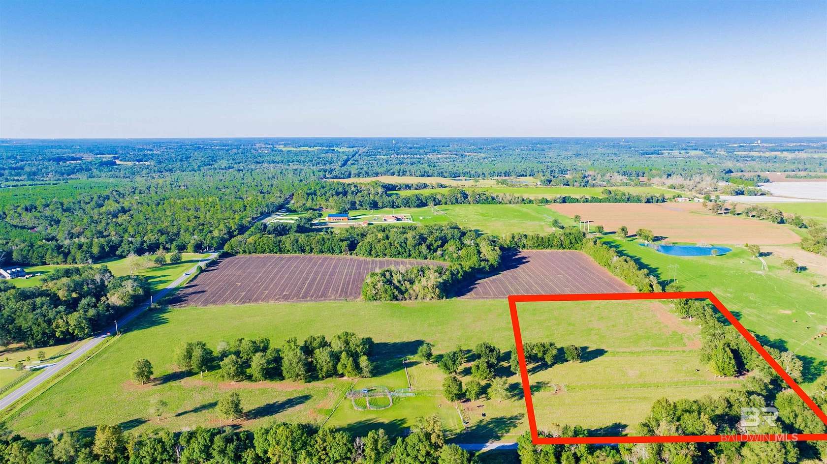 6.872 Acres of Land for Sale in Summerdale, Alabama