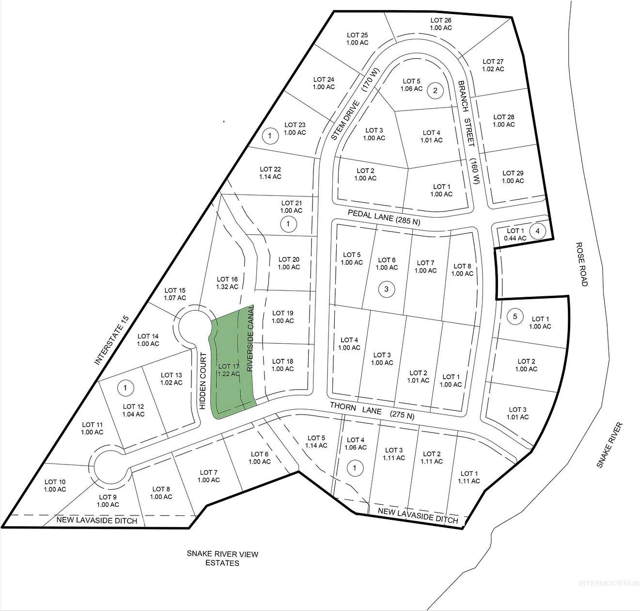 1.22 Acres of Land for Sale in Blackfoot, Idaho