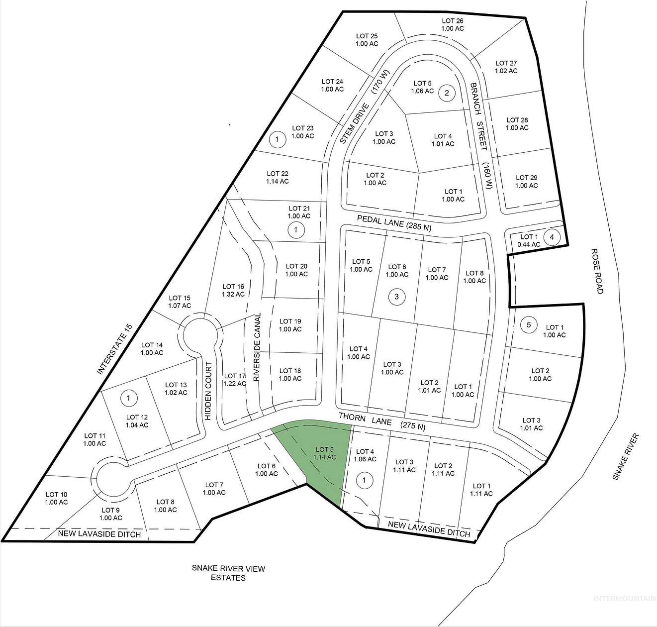 1.14 Acres of Land for Sale in Blackfoot, Idaho