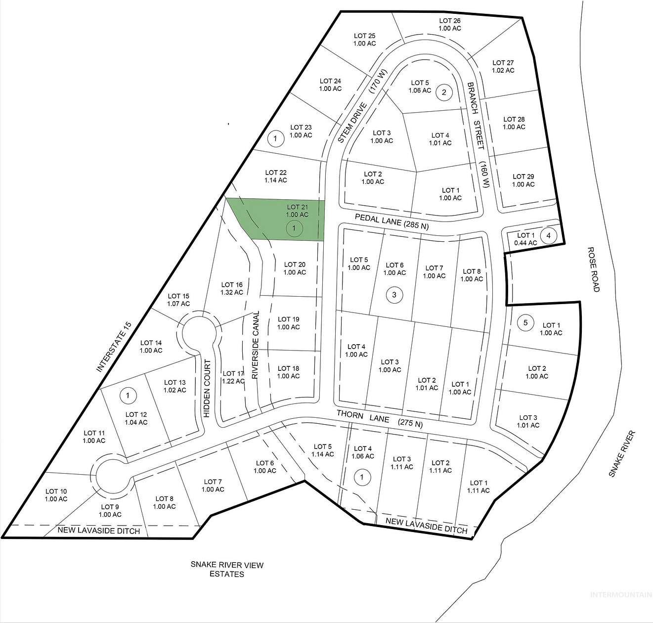 1 Acre of Land for Sale in Blackfoot, Idaho